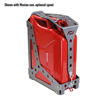 Load image into Gallery viewer, Jerry Can Mount for Wavian and Harbor Freight NATO Gas Cans Motobilt
