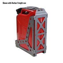 Load image into Gallery viewer, Jerry Can Mount for Wavian and Harbor Freight NATO Gas Cans Motobilt