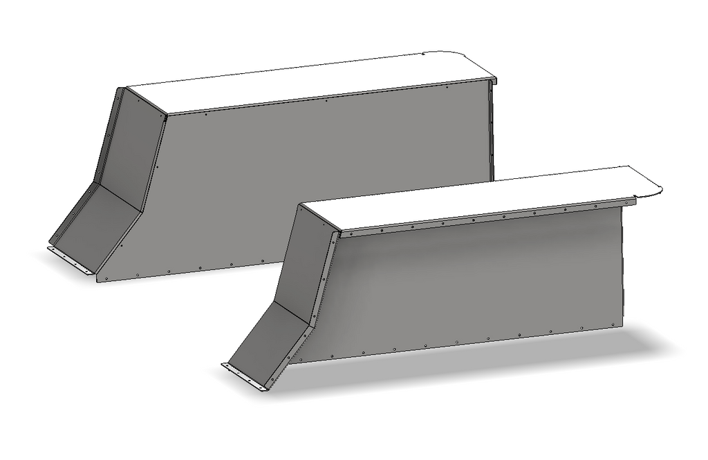 Highline Rear Inner Fender Replacement Kit for 1987-1996 Jeep YJ Motobilt