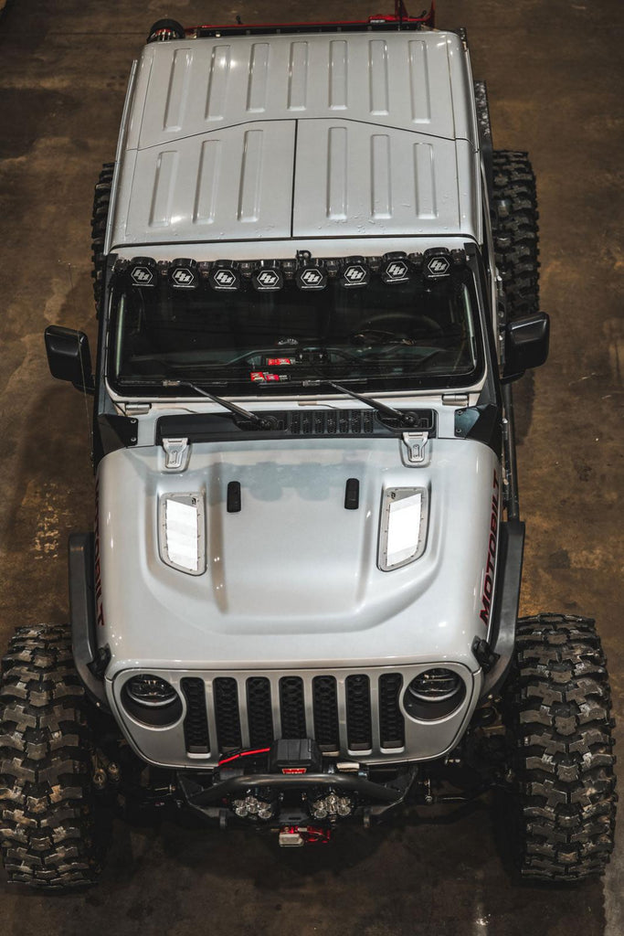 motobilt Jeep JK Rubicon用 フードベントキット Hood Vent Kit for Jeep Rubicon JL/JLU/JT Motobilt - MB5536