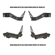 Load image into Gallery viewer, 4 Link Rear Suspension Brackets With Crossmember For Jeep JKU Bare Steel Motobilt