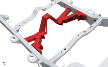 Load image into Gallery viewer, 4 Link Rear Suspension Brackets With Crossmember For Jeep JKU Bare Steel Motobilt