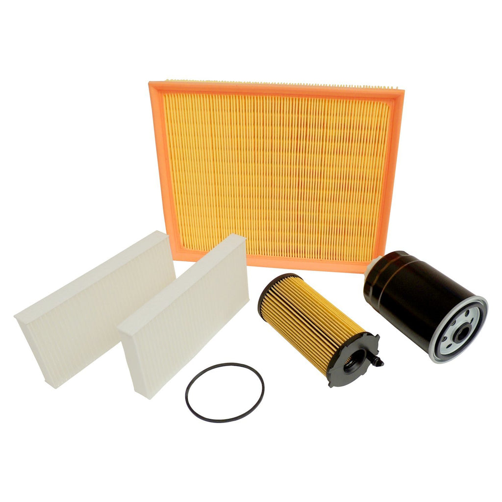 Master Filter Kit for 2008-2012 Jeep KK Liberty w/ 2.8L Diesel Engine Crown Automotive