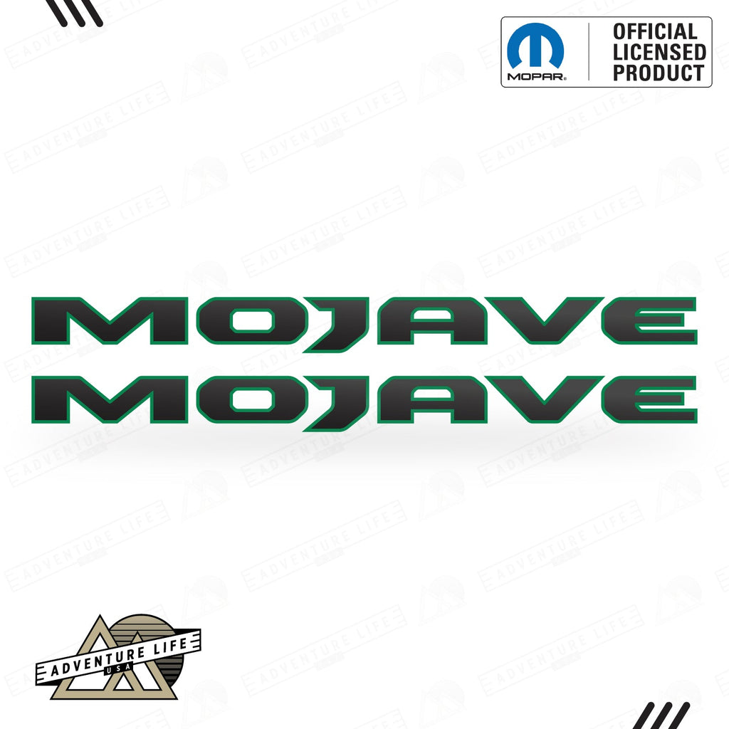 MOJAVE Hood Lettering | Set of 2