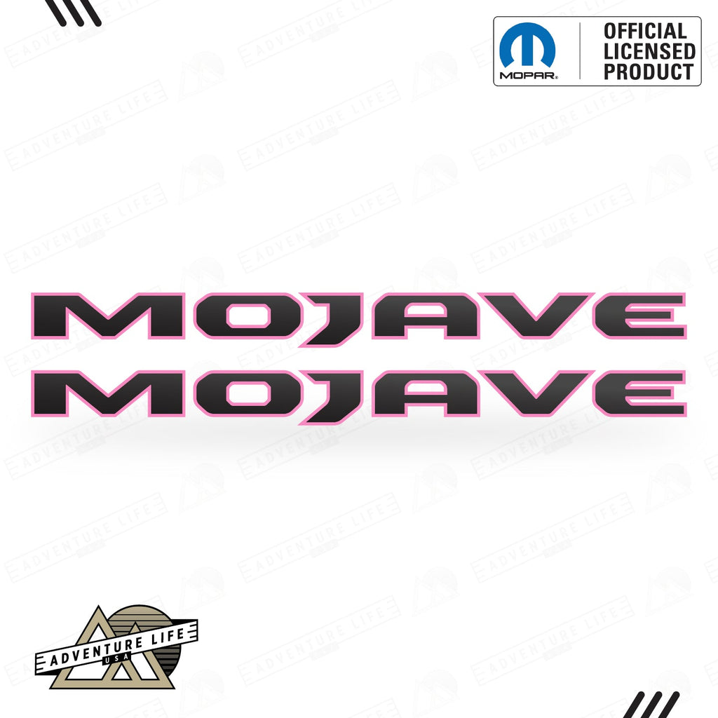 MOJAVE Hood Lettering | Set of 2