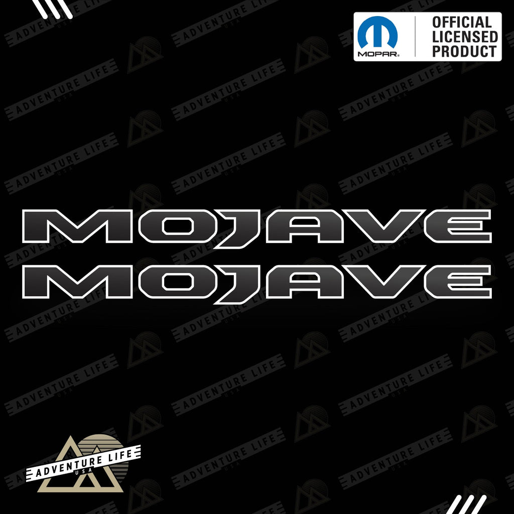 MOJAVE Hood Lettering | Set of 2