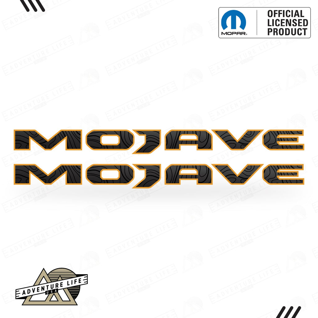 MOJAVE Hood Lettering | Set of 2