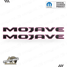 Load image into Gallery viewer, MOJAVE Hood Lettering | Set of 2