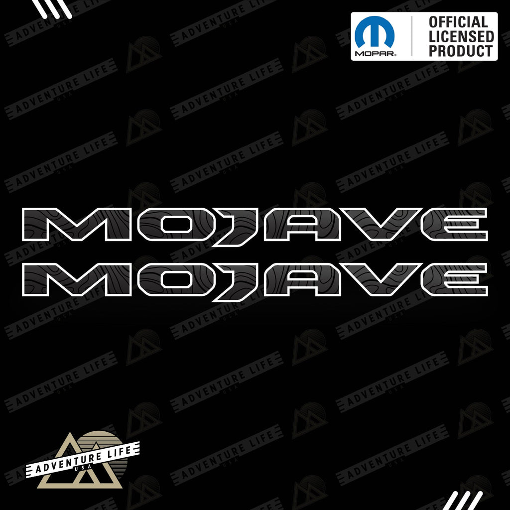 MOJAVE Hood Lettering | Set of 2