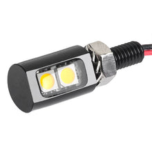 Load image into Gallery viewer, Miniature LED License Plate Bolt - Stud Mount - Cool White with Black Housing (1 light) Artec Industries