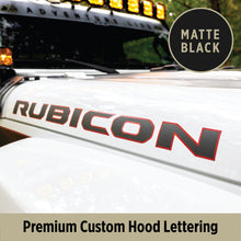 Load image into Gallery viewer, RUBICON Hood Lettering | Set of 2