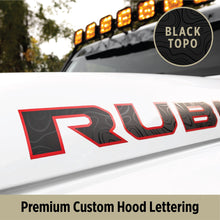 Load image into Gallery viewer, RUBICON Hood Lettering | Set of 2