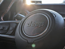 Load image into Gallery viewer, Printed Topographical Steering Wheel Jeep Overlay Vinyl Decal Set-Pair- fits Wrangler JL &amp; Jeep Gladiator JT