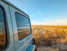 Load image into Gallery viewer, USA American Flag Rear Window Decal- Fits Jeep Wrangler JL