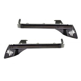 Quake LED Slim Smoked DRL Fender Chop Kit — JL Sahara / JT Overland