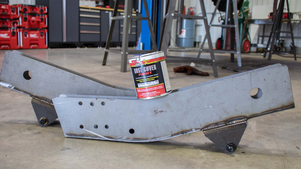 Total Protection Rust Cover Paint 1 US Quart - Satin Black Rust Buster Frameworks