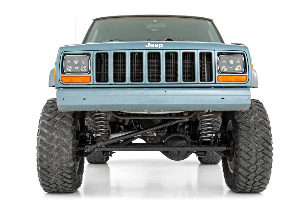 Jeep 5X7 Inch LED Headlights Jeep Cherokee XJ Rough Country