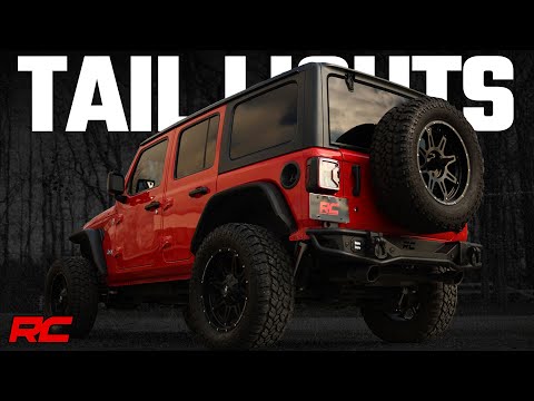 LED Tail light 18-22 Jeep Wrangler JL 4WD Rough Country