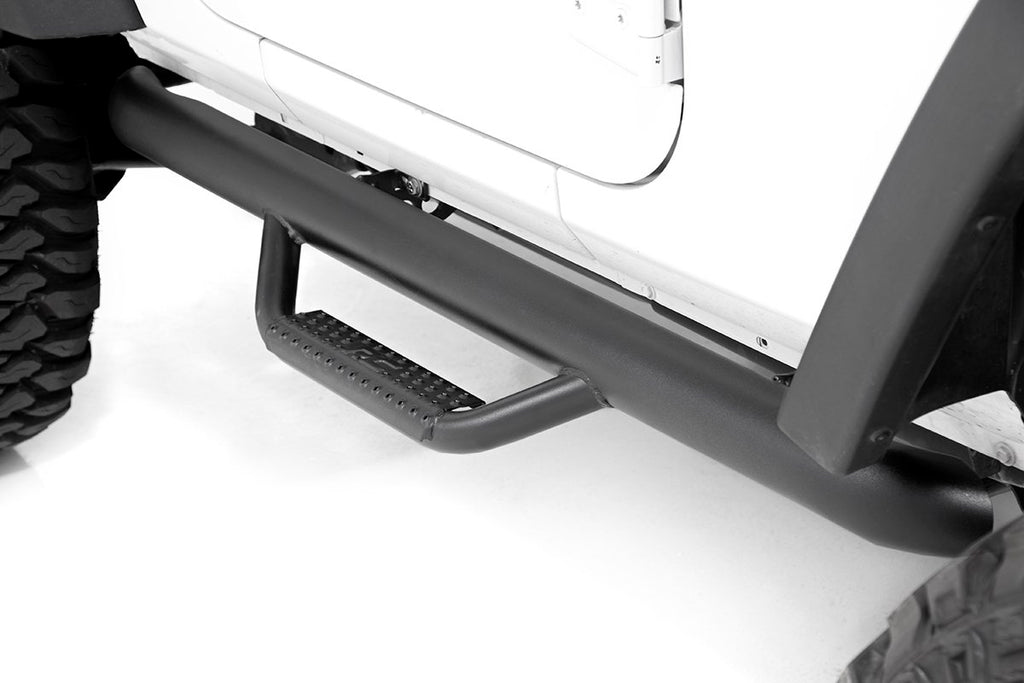 Jeep Wheel to Wheel Nerf Steps 12-18 Wrangler JK 2 Door Rough Country