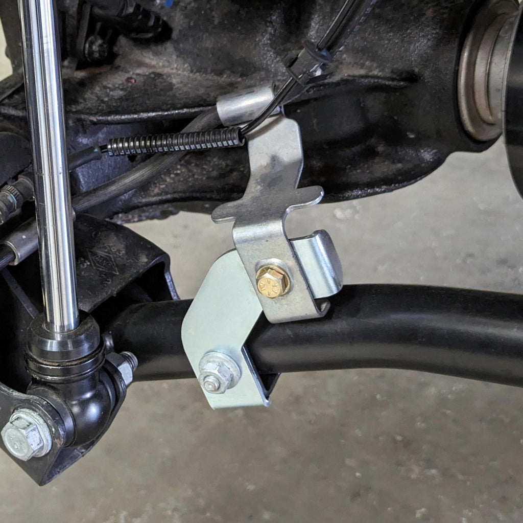 Jeep JL/JT Front Brake Hose Relocation Bracket Kit For 18-Pres Wrangler JL 20-Pres Gladiator JT  RockJock 4x4