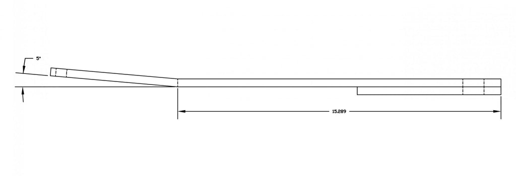 Antirock Fabricated Steel Sway Bar Arms 07-18 Wrangler JK Bent Style 21 Inch Long OAL 19.5 Inch C-C Slight Bend Includes Stickers Pair RockJock 4x4