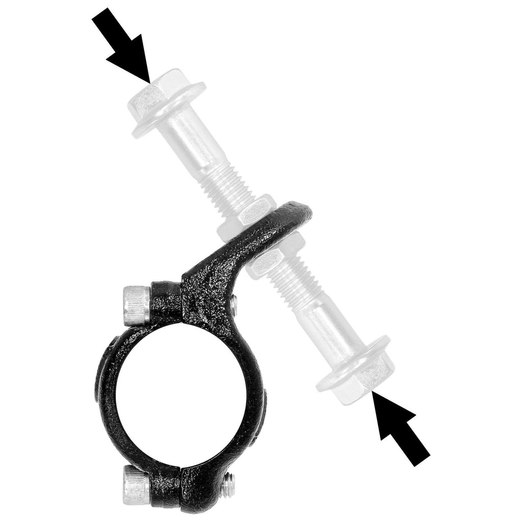 Currectlync Steering Stabilizer Shock Tie Rod Clamp Kit Forged Chromoly Jeep JL/JT/JK RockJock 4x4