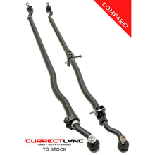 Load image into Gallery viewer, Currectlync Wrangler JK Tie Rod Bolts-On In High Steer Applications Only 1.65 Inch Dia. Tube Construction Forged Tie Rod Ends Incl. Jam Nuts And Adjusters RockJock 4x4