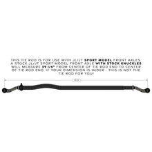 Load image into Gallery viewer, Currectlync Jeep JL/JT Tie Rod Bolts-On In Sport Model High Steer Applications Only 1.65 Inch Dia. Tube Construction Forged Tie Rod Ends Incl. Jam Nuts And Adjusters RockJock 4x4