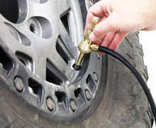 Load image into Gallery viewer, Elite Analog Tire Deflator 3 Inch Stainless Steel Liquid Filled Gauge Rubber Cover Zipper Case RockJock 4x4