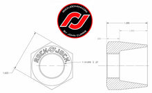 Load image into Gallery viewer, RockNut Kit (Nut and Bung) 1 Inch LH Thread RockJock 4X4