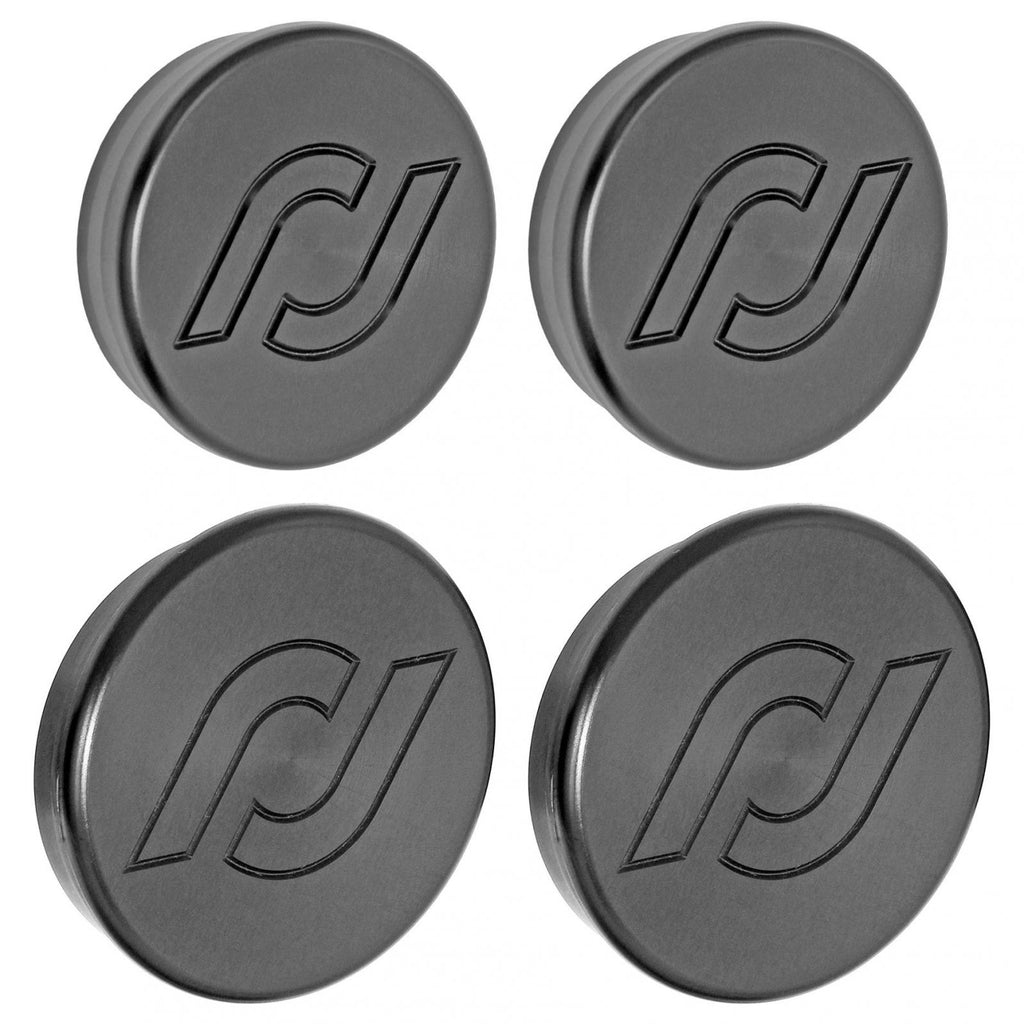 Frame Plug Bundle Pack 2 pcs. JL/JT Frame Tube 2 pcs. JL/JT front frame rail behind axle centerline CNC Machined Black Delrin RockJock 4x4