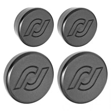 Load image into Gallery viewer, Frame Plug Bundle Pack 2 pcs. JK Frame Tube 2 pcs. JK front frame rail behind axle centerline CNC Machined Black Delrin RockJock 4x4