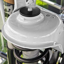 Load image into Gallery viewer, Spring Tower Frame Plug Kit for JL JT and JK Frames. CNC Machined Black Delrin RockJock 4x4