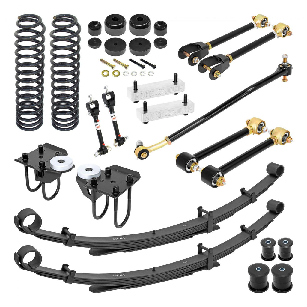 Pro Edition Johnny Joint Suspension System for XJ 3.5 Inch lift RockJock 4x4