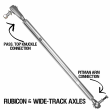 Load image into Gallery viewer, Pro X Top Mount Drag Link Jeep Wrangler JL/Gladiator Rubicon and Wide Track Axles Rock Krawler