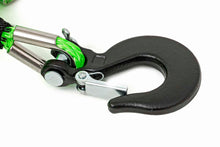 Load image into Gallery viewer, 1/4 Inch Synthetic Rope 85 Feet Rated Up to 16,000 Lbs 3/8 Inch Includes Clevis Hook and Protective Sleeve UTV, ATV Green Rough Country