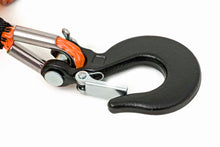 Load image into Gallery viewer, 1/4 Inch Synthetic Rope 85 Feet Rated Up to 16,000 Lbs 3/8 Inch Includes Clevis Hook and Protective Sleeve UTV, ATV Orange Rough Country