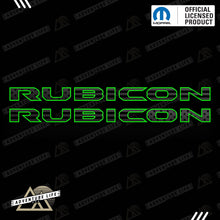 Load image into Gallery viewer, RUBICON Hood Lettering | Set of 2