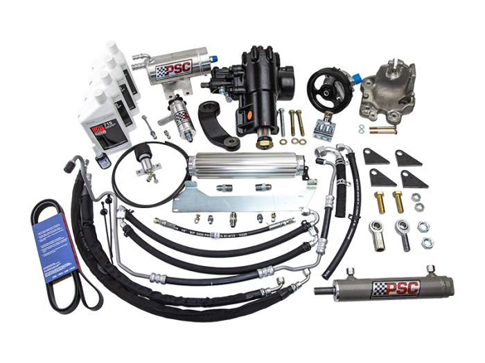 Cylinder Assist Steering Kit Weld On 6.75 AFM Axle 1.25 Tie Rod Gladiator JT/Wrangler 3.6L Non-ETorque PSC Steering