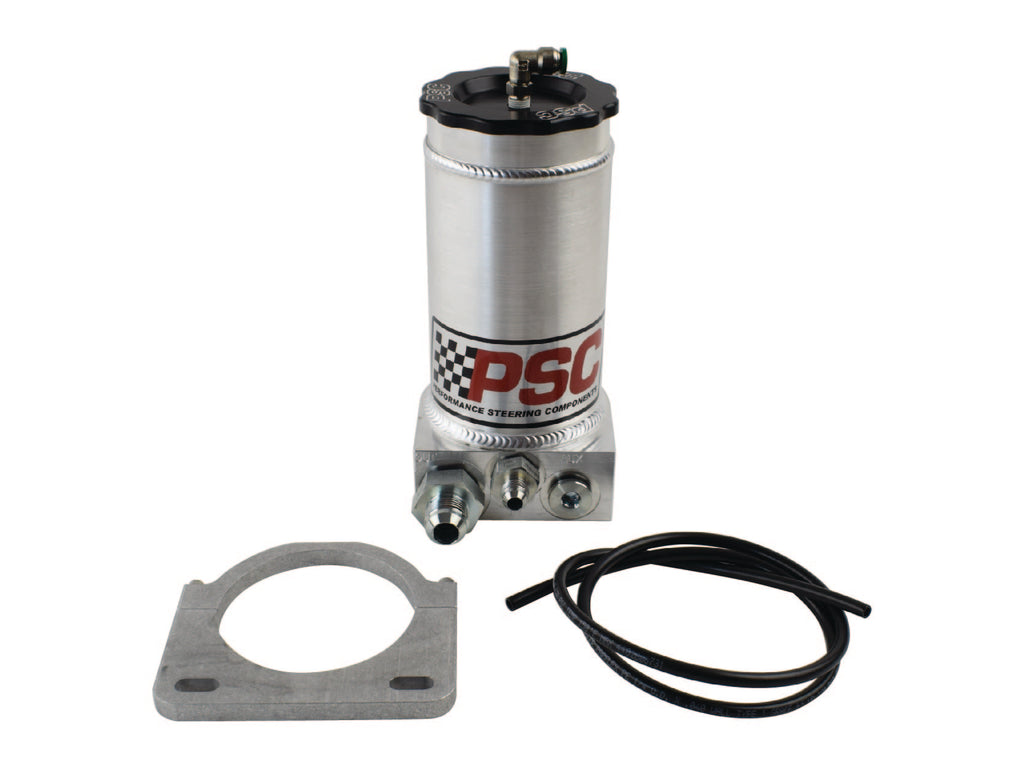 Off Road Remote Reservoir Kit, #8AN Return #12AN Feed PSC Performance Steering Components 