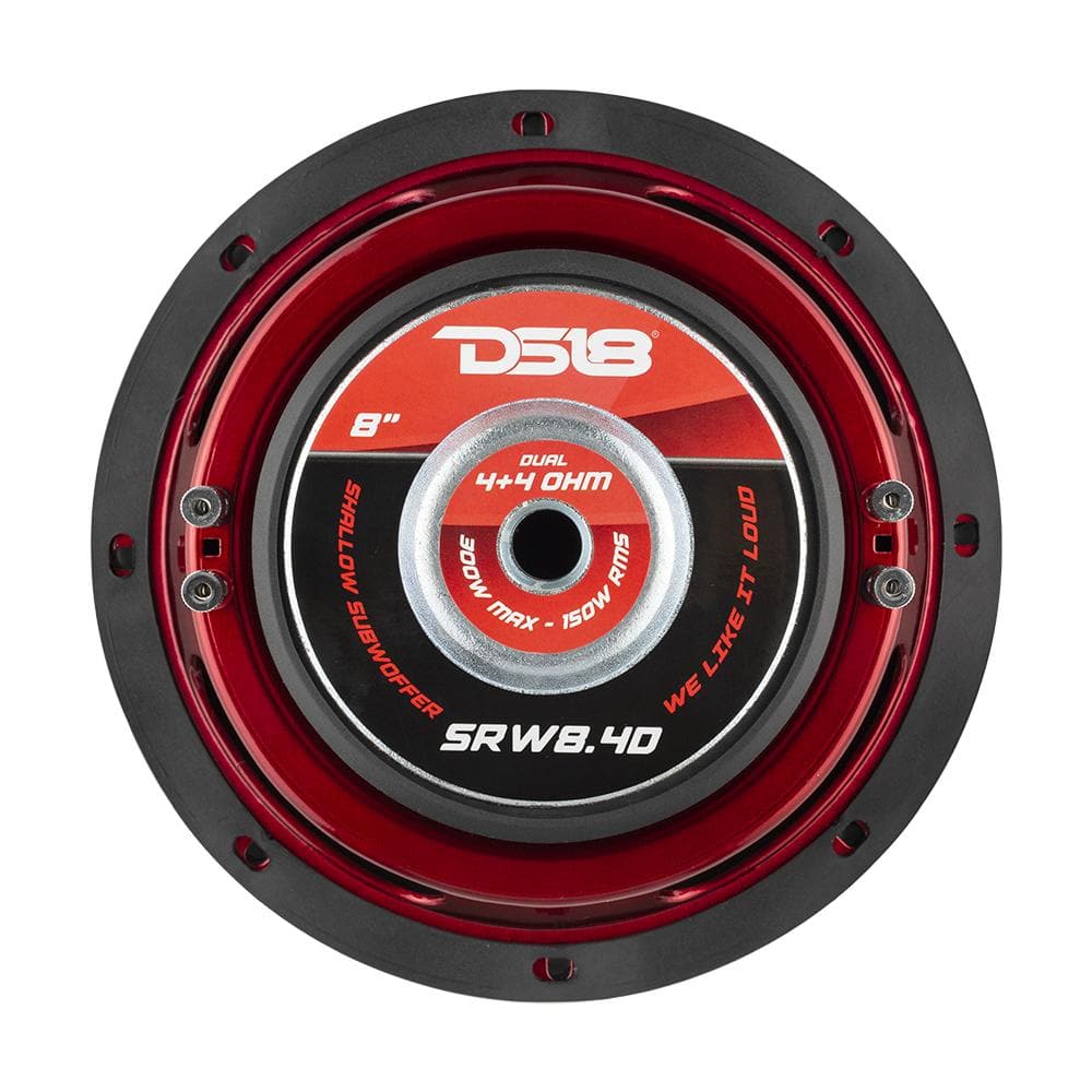 SRW Shallow 8 Inch Subwoofer 500 Watts Dvc 4-Ohm DS18