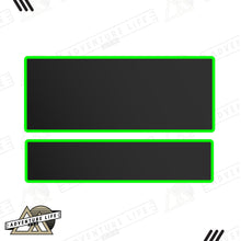 Load image into Gallery viewer, Sun Visor Decal Set – Covers OEM Warning Labels | Driver + Passenger