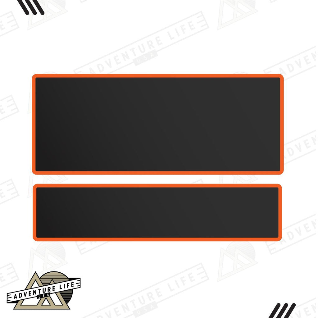 Sun Visor Decal Set – Covers OEM Warning Labels | Driver + Passenger