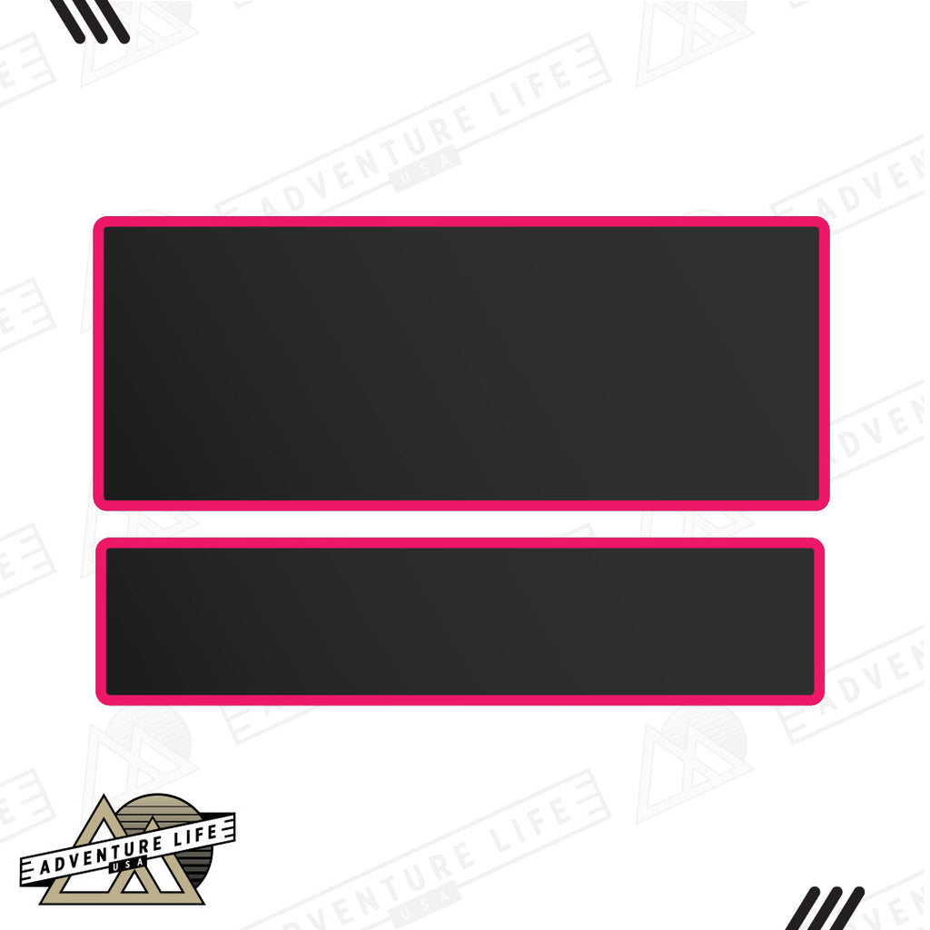 Sun Visor Decal Set – Covers OEM Warning Labels | Driver + Passenger