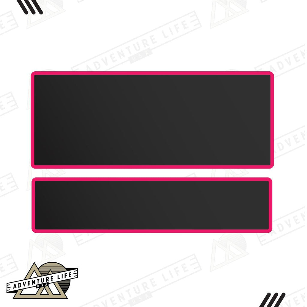 Sun Visor Decal Set – Covers OEM Warning Labels | Driver + Passenger
