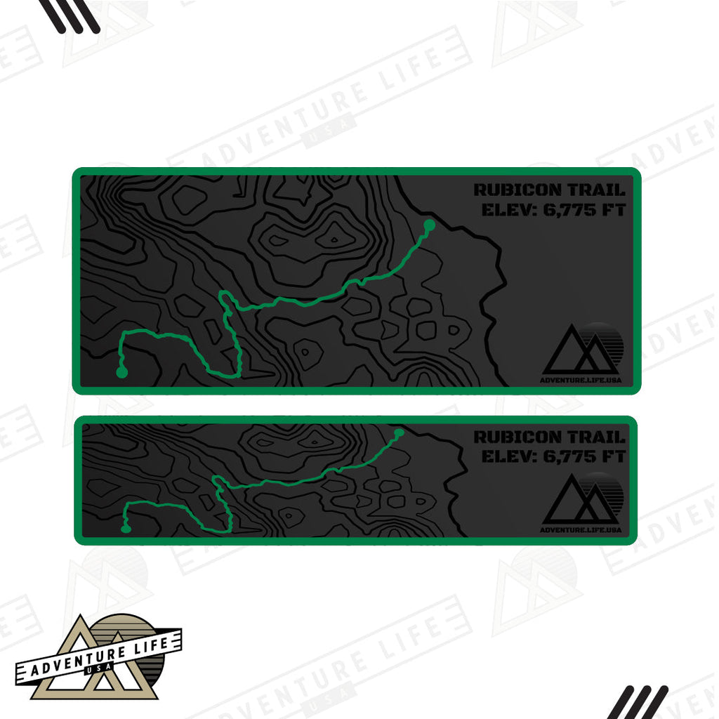 Sun Visor Decal Set – Covers OEM Warning Labels | Driver + Passenger
