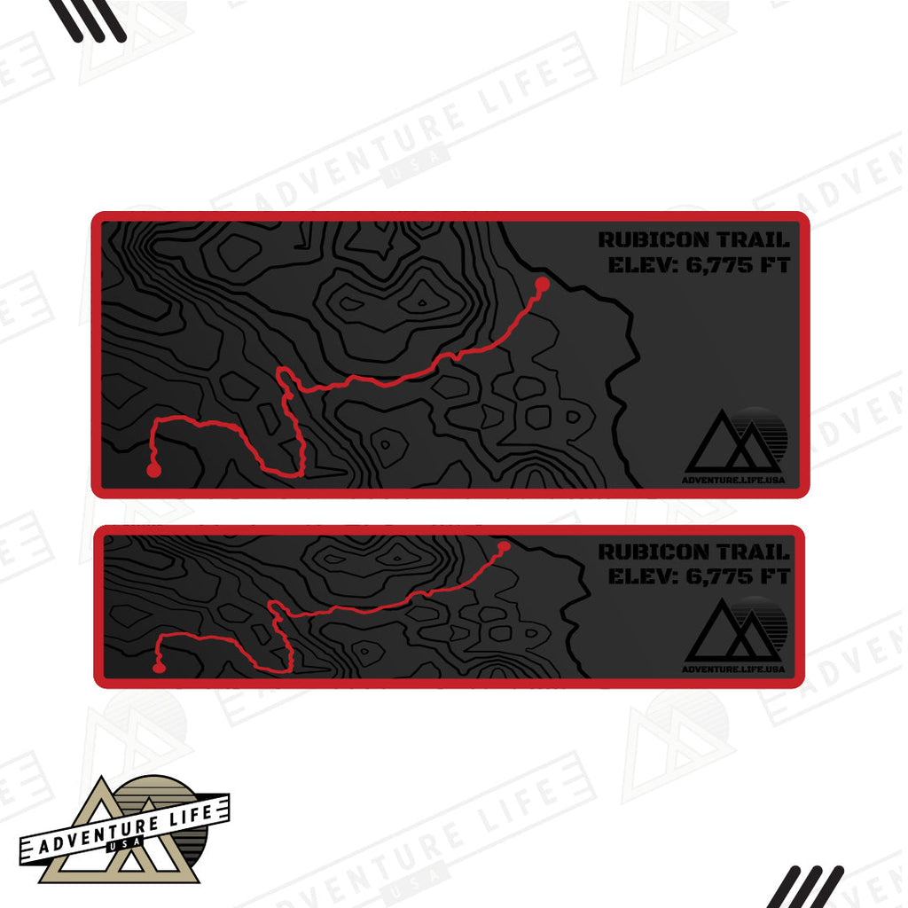 Sun Visor Decal Set – Covers OEM Warning Labels | Driver + Passenger