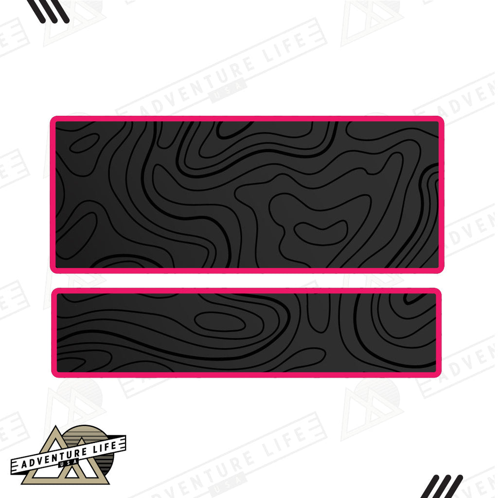 Sun Visor Decal Set – Covers OEM Warning Labels | Driver + Passenger
