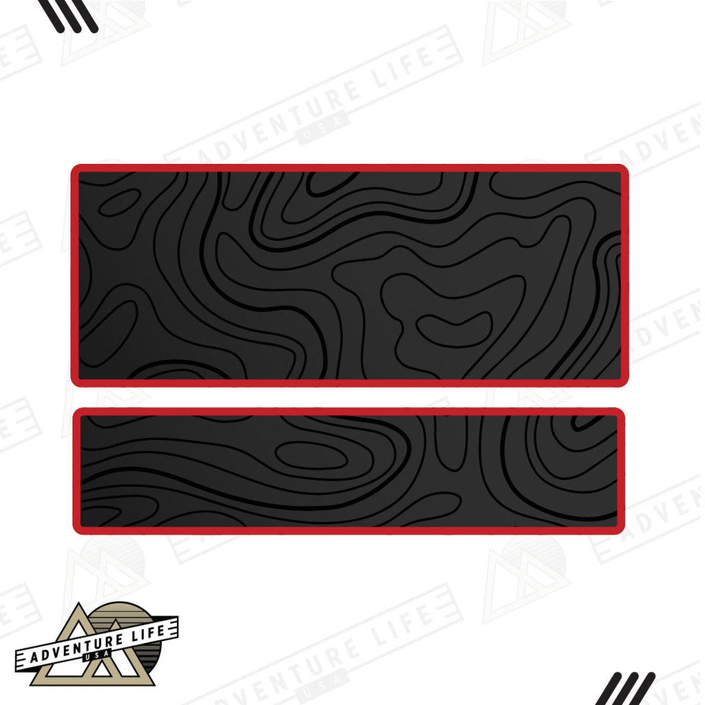 Sun Visor Decal Set – Covers OEM Warning Labels | Driver + Passenger