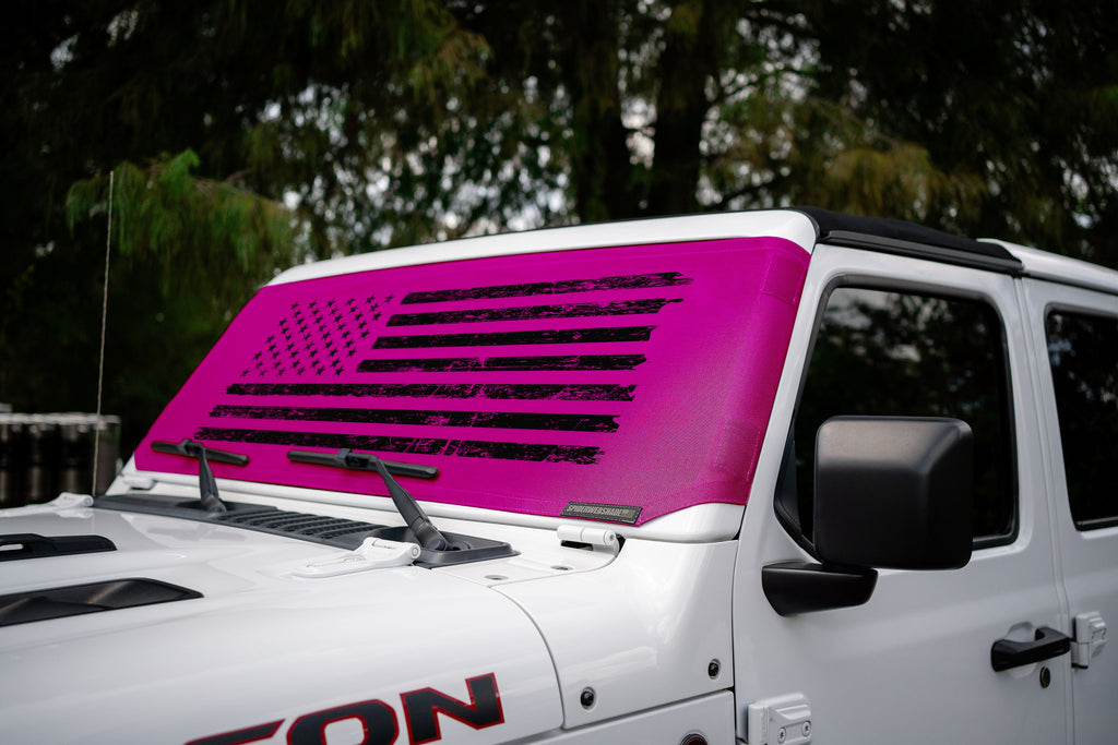 Jeep Wrangler (JL, JT, JK) and Jeep Gladiator Stock Printed Solar Shield (2007-2026)